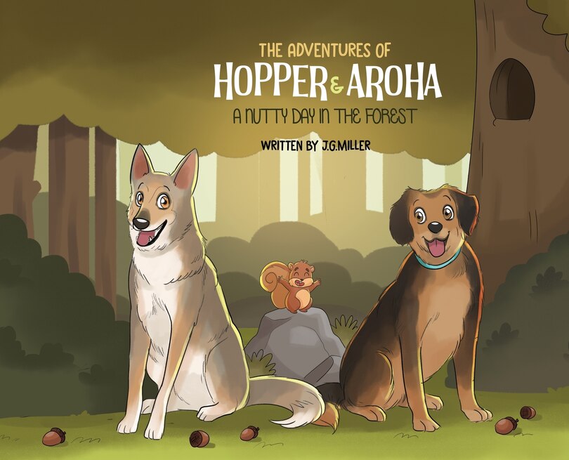 Front cover_The Adventures of Hopper and Aroha - A Nutty Day in the Forest
