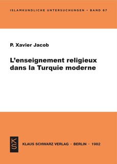 Front cover_L' enseignement religieux dans la Turquie moderne