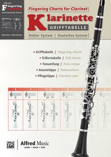 Grifftabelle fur Klarinette Deutsches System [Fingering Charts for Clarinet - Oehler System: German / English Language Edition, Other