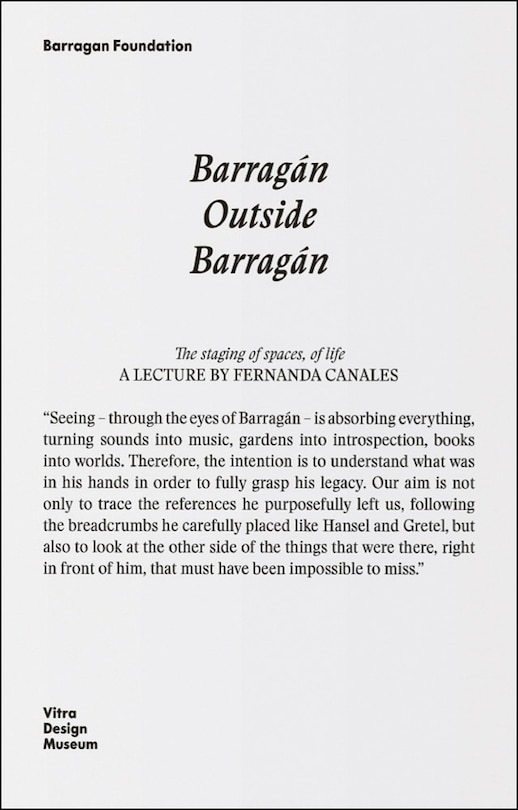 Front cover_Barragán Outside Barragán