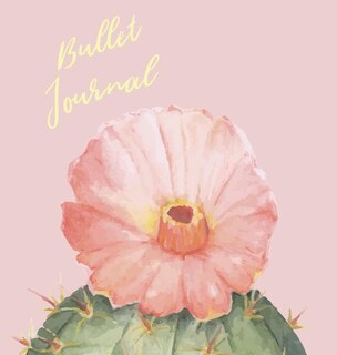 Hardcover Bullet Journal: Beautiful Cactus  150 Dot Grid Pages (size 8.5x8.5 inches)  Blank Journal