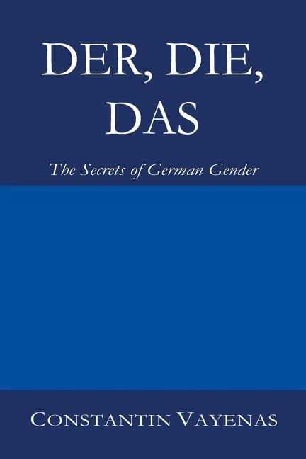 Front cover_Der, Die, Das
