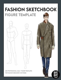 Couverture_Fashion Sketchbook Male Figure Template