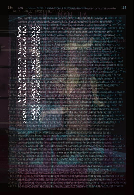 Front cover_Reader: Productive Image Interference Sigmar Polke and Current Perspectives