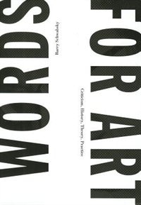 Couverture_Words For Art