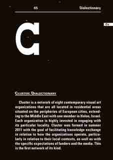 Cluster: Dialectionary de Binna Choi