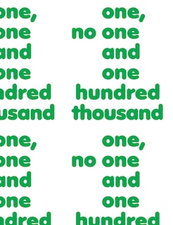One, No One And One Hundred Thousand