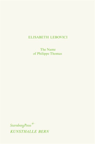 The Name Of Philippe Thomas / Philippe Thomas' Name