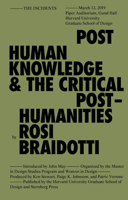 Front cover_Posthuman Knowledge And The Critical Posthumanities