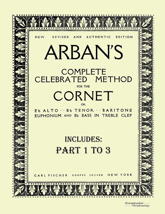 Front cover_Arban´s complete celebrated method for the cornet