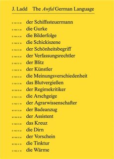 Front cover_Jeffrey Ladd: The Awful German Language