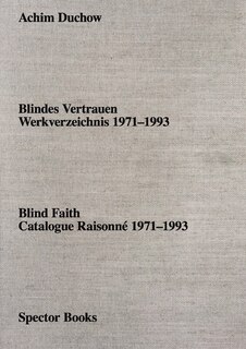 Front cover_Achim Duchow: Blind Faith