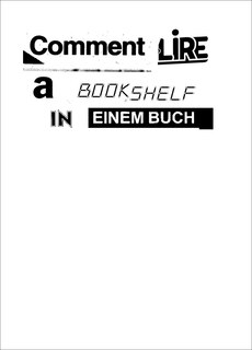 Front cover_Sadie Plant: Comment Lire a Bookshelf in Einem Buch