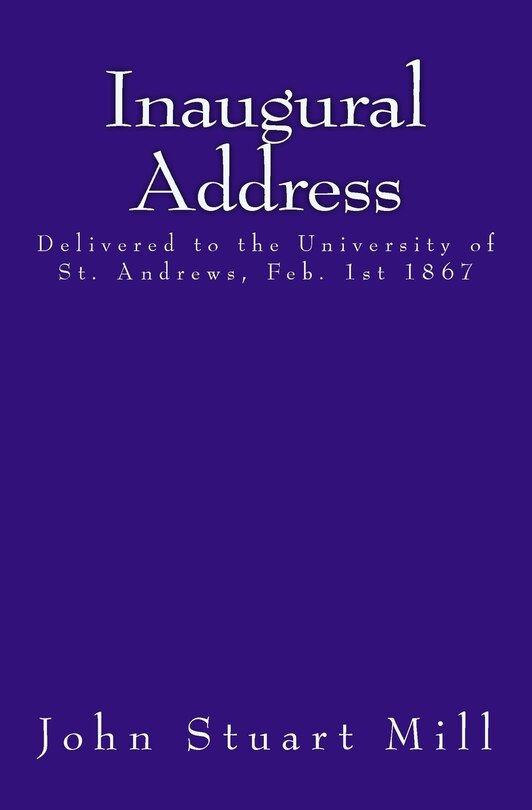 Front cover_Inaugural Address