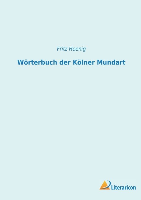 Front cover_Wörterbuch der Kölner Mundart