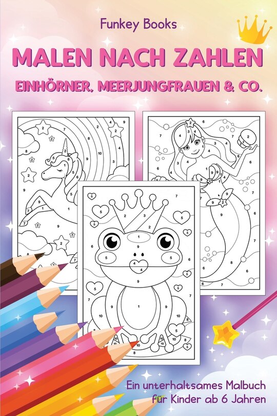 Couverture_Malen nach Zahlen - Einhörner, Meerjungfrauen & Co.