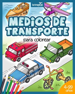 Front cover_Medios de transporte para colorear