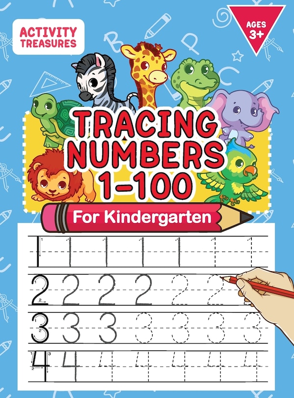 Front cover_Tracing Numbers 1-100 For Kindergarten