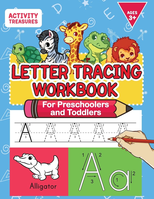 Front cover_Letter Tracing Workbook For Preschoolers And Toddlers