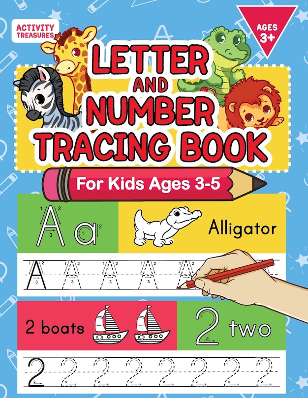 Couverture_Letter And Number Tracing Book For Kids Ages 3-5