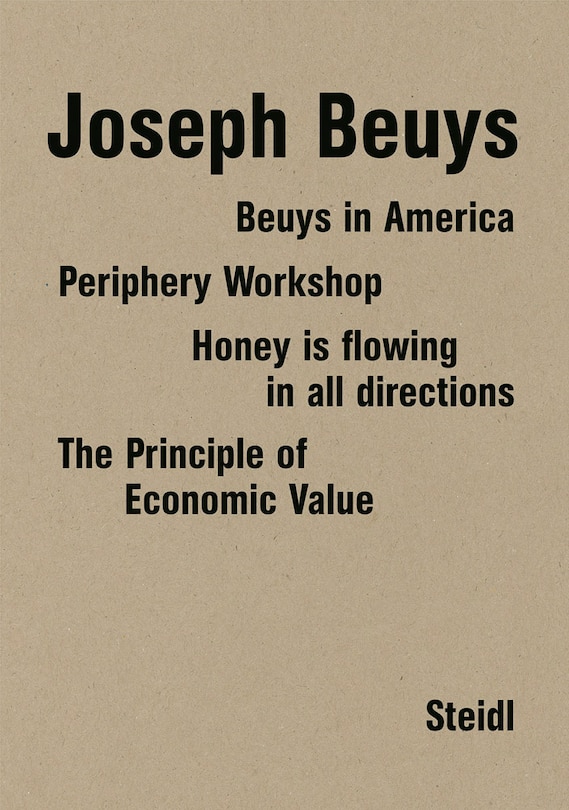 Couverture_Joseph Beuys: Four Books in a Box