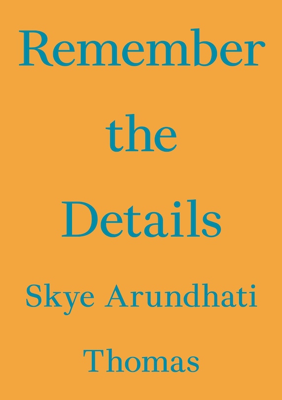 Couverture_Remember the Details