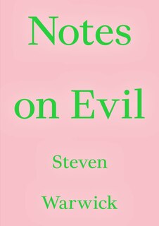 Couverture_Notes on Evil