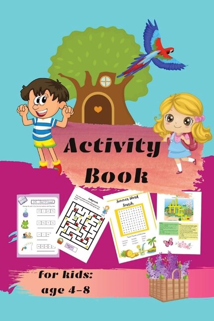 Couverture_Activity book for kids ages 4-8