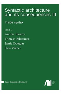 Front cover_Syntactic architecture and its consequences III
