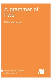 Front cover_A grammar of Fwe