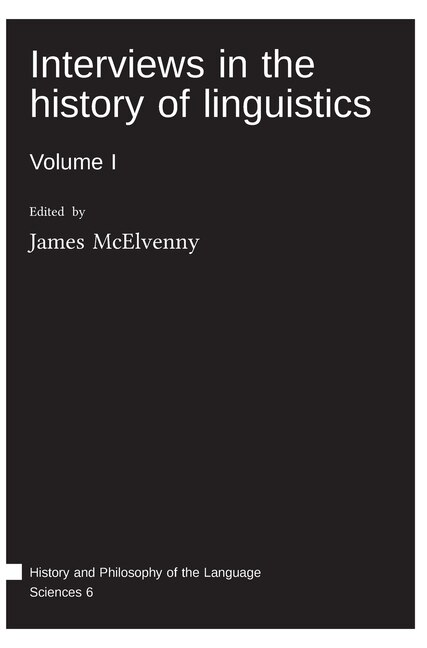 Front cover_Interviews in the history of linguistics