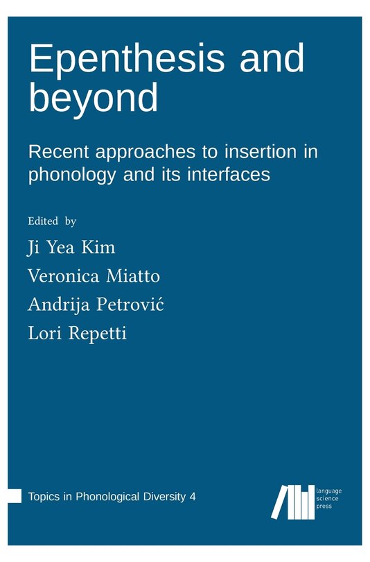 Front cover_Epenthesis and beyond