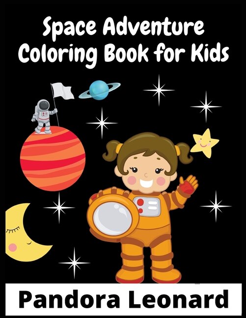Front cover_Space Adventure Coloring Book For Kids