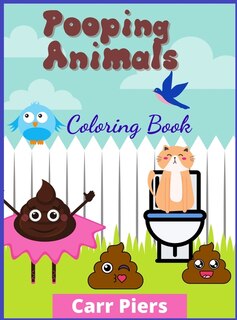 Front cover_Pooping Animals Colouring Book