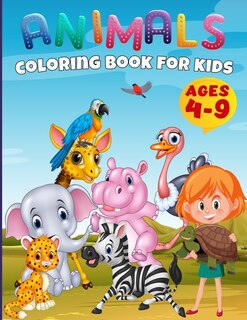 Front cover_Baby Animals Coloring Book Toddlers