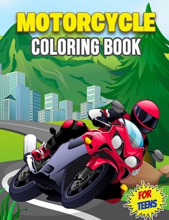 Couverture_Motorcycle Coloring Book For Teens