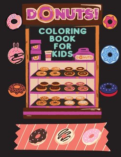 Front cover_Donuts Coloring Book For Kids