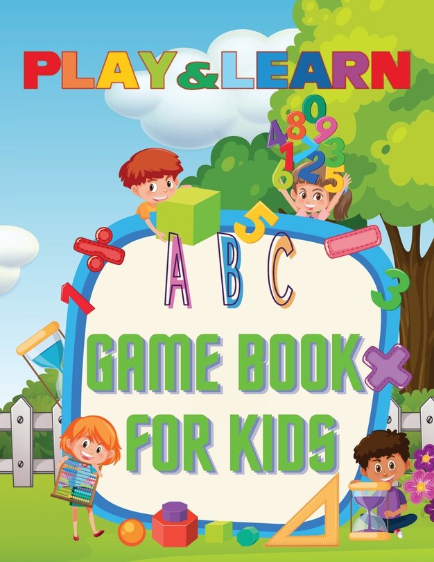 Front cover_Play & Learn Game Book For Kids