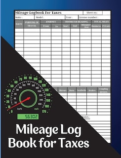 Front cover_Mileage Log Book for Taxes