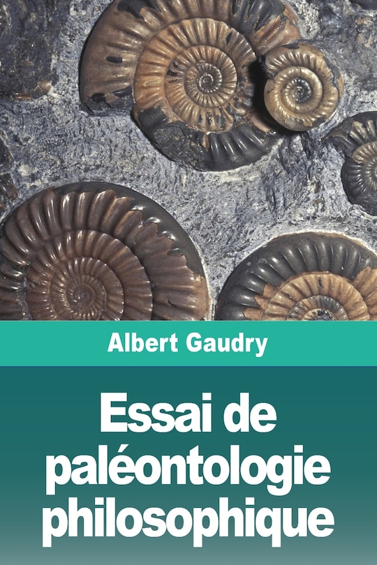 Front cover_Essai de paléontologie philosophique