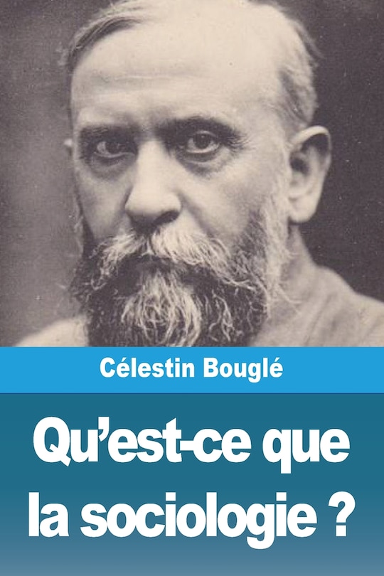 Front cover_Qu'est-ce que la sociologie ?