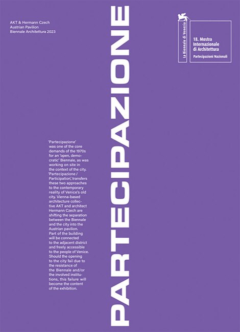 Front cover_AKT and Hermann Czech: Partecipazione