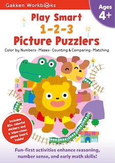 Front cover_Play Smart 1-2-3 Picture Puzzlers Age 4+