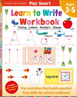 Front cover_Play Smart Learn to Write Workbook
