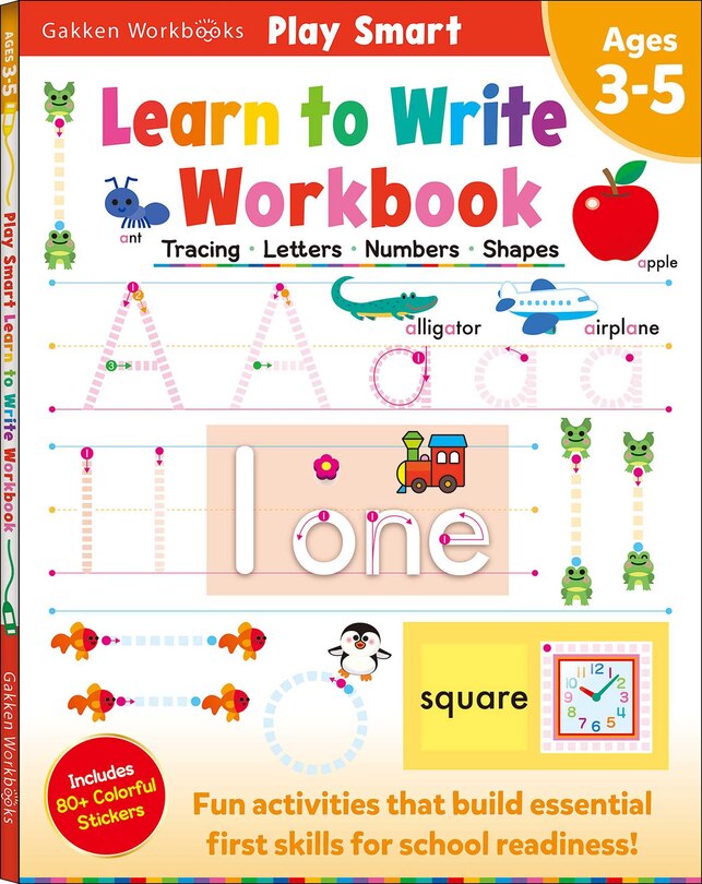 Front cover_Play Smart Learn to Write Workbook