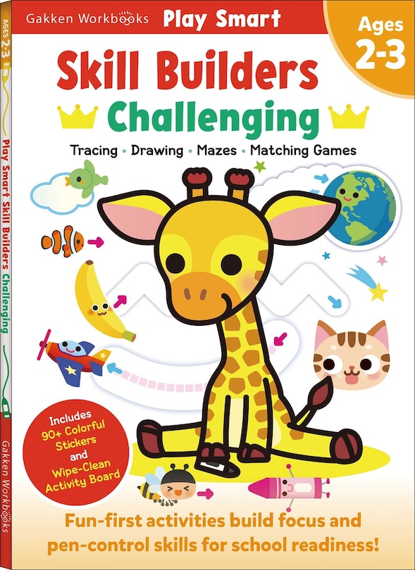 Front cover_Play Smart Skill Builders: Challenging - Age 2-3