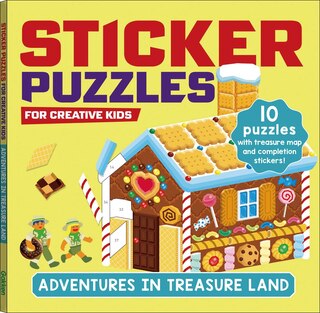 Front cover_STICKER PUZZLES; ADVENTURES IN TREASURELAND