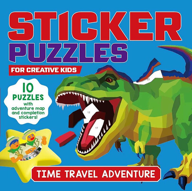Front cover_STICKER PUZZLES; TIME TRAVEL ADVENTURE