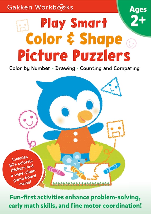 Front cover_Play Smart Color & Shape Picture Puzzlers Age 2+