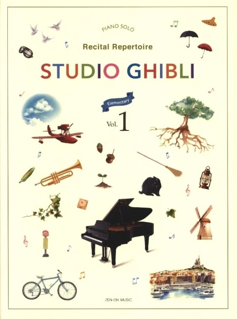 Front cover_Studio Ghibli - Recital Repertoire Book 1